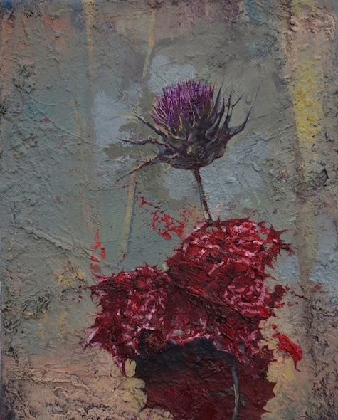 Katrin Heichel: BB XI, 2018, Öl auf Leinwand, 30,5 x 24 cm

